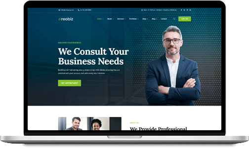 Reobiz responsive layout preview on multiple devices 1